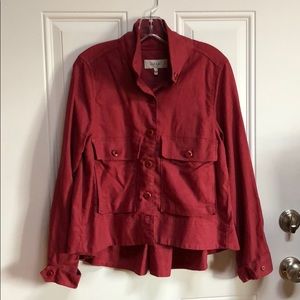 The great cranberry swing utility coat